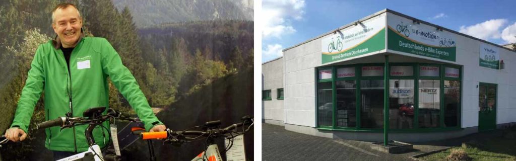 Das e-motion Lastenfahrrad-Zentrum in Oberhausen