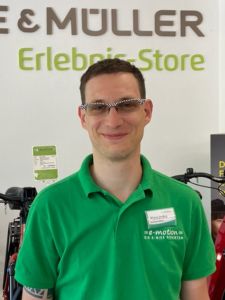 Alessandro aus dem Lastenfahrrad-Zentrum Berlin-Steglitz