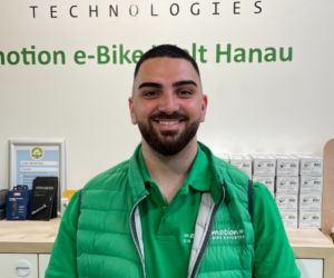 Massimo aus dem Lastenfahrrad-Zentrum Hanau