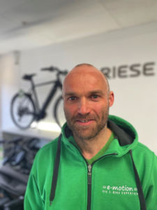 Stefan aus dem Lastenfahrrad-Zentrum in Berlin-Steglitz