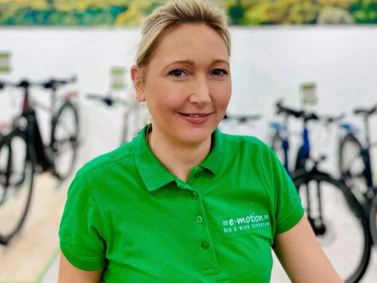 Tina aus dem Lastenfahrrad-Zentrum Hannover