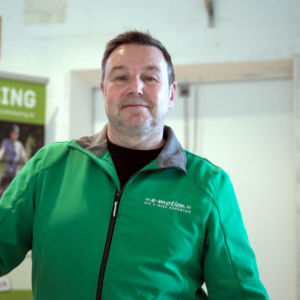 Volker aus dem Lastenfahrrad-Zentrum Velbert
