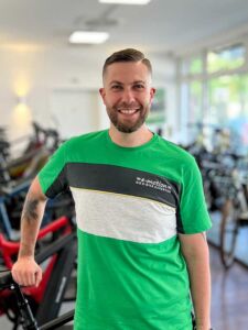 Mitarbeiter Benjamin aus der e-motion e-Bike Welt Berlin-Mitte