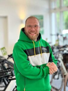 Mitarbeiter Felix N. aus der e-motion e-Bike Welt Berlin-Mitte