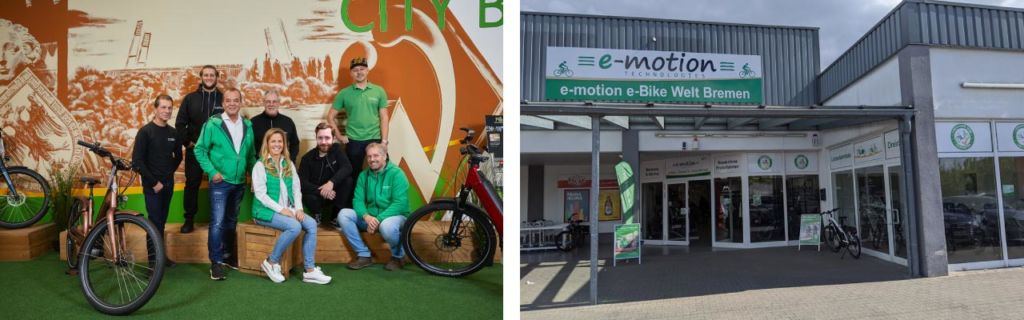 Das e-motion Lastenfahrrad-Zentrum in Bremen