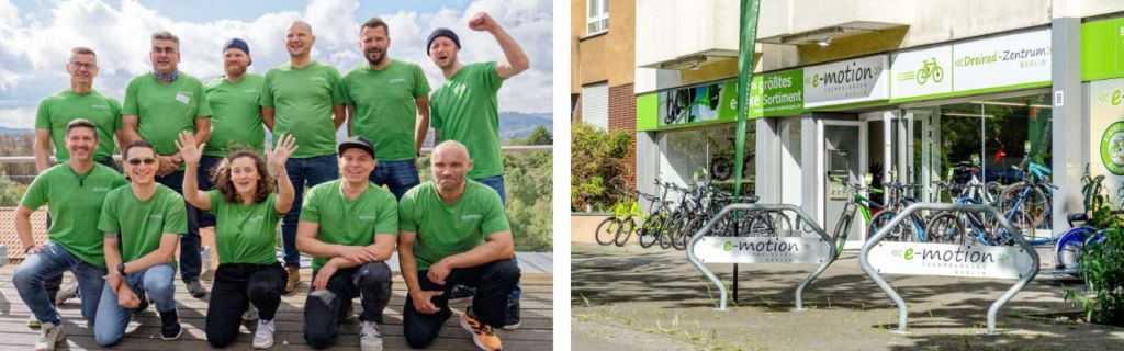 Das e-motion Lastenfahrrad-Zentrum in Berlin-Steglitz