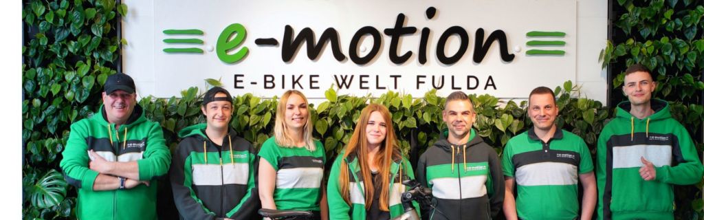 Teambild der e-motion e-Bike Welt in Fulda